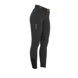 Calça feminina com grip no joelho em tecido técnico Clio Equestro Calça feminina com grip no joelho em tecido técnico Clio Equestro