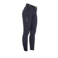 Calça feminina com grip no joelho em tecido técnico Clio Equestro Branco Calça feminina com grip no joelho em tecido técnico Clio Equestro Branco
