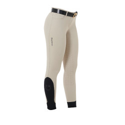 Calça feminina com grip integral Aria em tecido técnico Equestro Oxford bronzeado Rosa