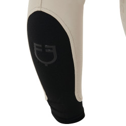 Calça feminina com grip integral Aria em tecido técnico Equestro Oxford bronzeado Rosa