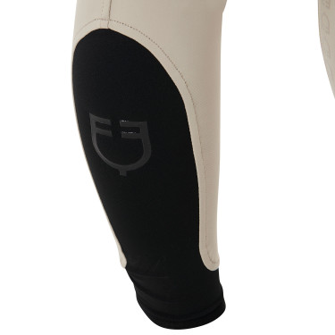 Calça feminina com grip integral Aria em tecido técnico Equestro Oxford bronzeado Rosa