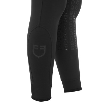 Calça feminina com grip integral Aria em tecido técnico Equestro Preto