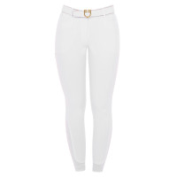 Calça feminina com grip integral Aria em tecido técnico Equestro Oxford bronzeado Rosa