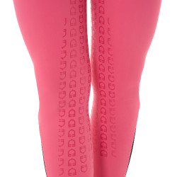 Calça feminina com grip integral Aria em tecido técnico Equestro Madressilva Rosa