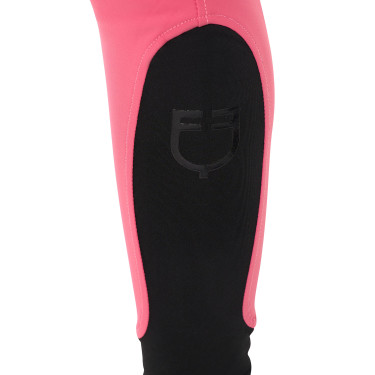 Calça feminina com grip integral Aria em tecido técnico Equestro Madressilva Rosa