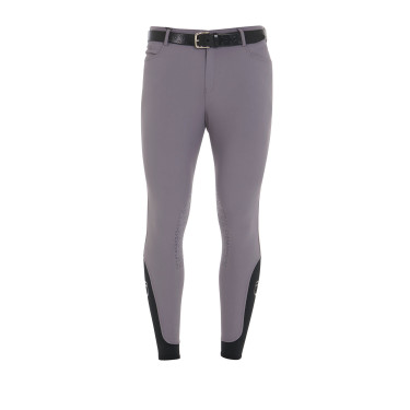 Calça de verão masculina Caspar Light Equestro Cinza claro Cinzento