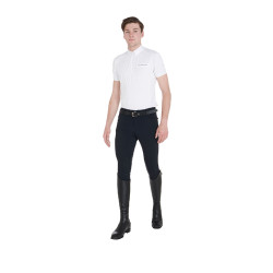 Calça de verão masculina Caspar Light Equestro Preto