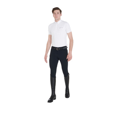 Calça de verão masculina Caspar Light Equestro Preto