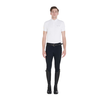 Calça de verão masculina Caspar Light Equestro Preto