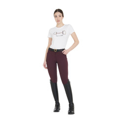 Calça de verão feminina Zenda Light Equestro Ameixa Violeta