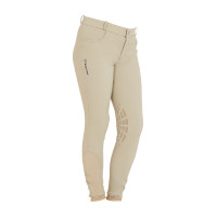 Calça infantil em tecido técnico Equestro Branco Calça infantil em tecido técnico Equestro Branco