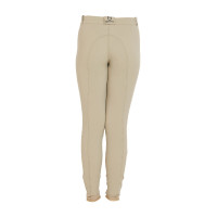 Calça infantil em tecido técnico Equestro Incenso Bege Calça infantil em tecido técnico Equestro Incenso Bege