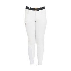 Calça infantil em tecido técnico Equestro Branco