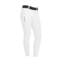 Calça infantil em tecido técnico Equestro Branco