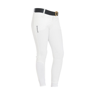 Calça infantil em tecido técnico Equestro Branco
