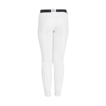 Calça infantil em tecido técnico Equestro Branco