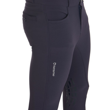 Calça com grip no joelho masculina em tecido técnico Equestro Calça com grip no joelho masculina em tecido técnico Equestro