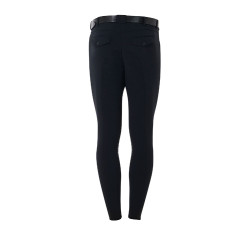 Calça com grip no joelho masculino coleção Scuderia Equestro Preto