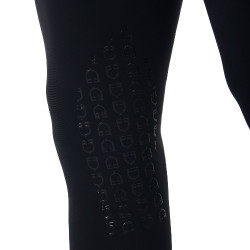 Calça com grip no joelho masculino coleção Scuderia Equestro Preto