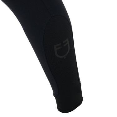 Calça com grip no joelho masculino coleção Scuderia Equestro Preto