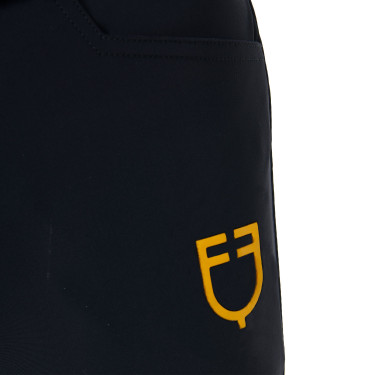 Calça com grip no joelho masculino coleção Scuderia Equestro Preto