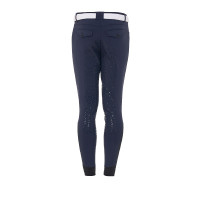 Calça com grip completo masculino em tecido técnico Equestro Preto Calça com grip completo masculino em tecido técnico Equestro Preto
