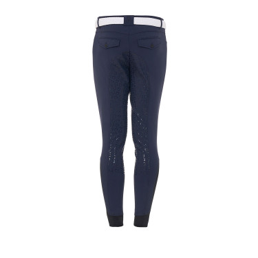 Calça com grip completo masculino em tecido técnico Equestro Blazer marinho Azul-marinho