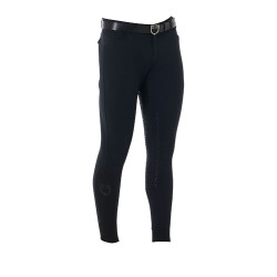 Calça com grip completo masculino em tecido técnico Equestro Preto Calça com grip completo masculino em tecido técnico Equestro Preto
