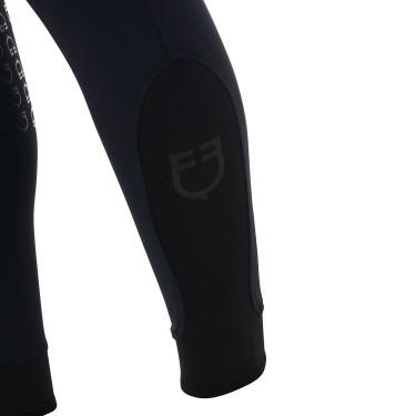 Calça com grip completo masculino em tecido técnico Equestro Preto Calça com grip completo masculino em tecido técnico Equestro Preto