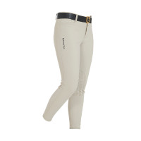 Calça ajustada infantil Amani Equestro Branco