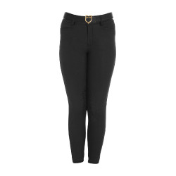 Calça ajustada infantil Amani Equestro Preto Calça ajustada infantil Amani Equestro Preto