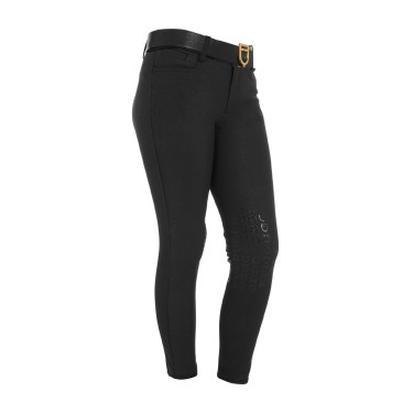 Calça ajustada infantil Amani Equestro Preto Calça ajustada infantil Amani Equestro Preto