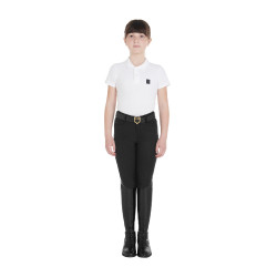 Calça ajustada infantil Amani Equestro Preto Calça ajustada infantil Amani Equestro Preto