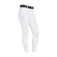 Calça ajustada infantil Amani Equestro Branco