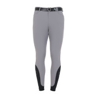 Calça ajustada com grip masculina com logotipo Caspar Equestro Preto