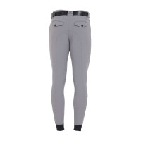 Calça ajustada com grip masculina com logotipo Caspar Equestro Preto