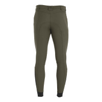 Calça ajustada com grip masculina com logotipo Caspar Equestro Verde militar Azul