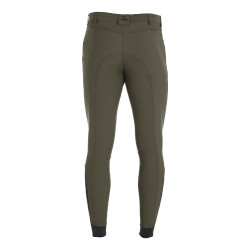 Calça ajustada com grip masculina com logotipo Caspar Equestro Verde militar Azul