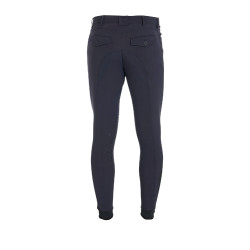 Calça ajustada com grip masculina com logotipo Caspar Equestro Marinho Azul-marinho