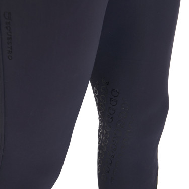 Calça ajustada com grip masculina com logotipo Caspar Equestro Marinho Azul-marinho