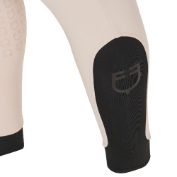 Calça ajustada com grip integral masculino Aria Equestro Dólar sable Branco