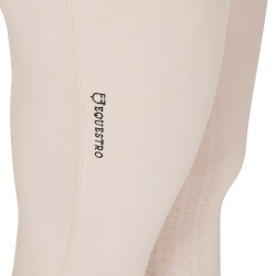 Calça ajustada com grip integral masculino Aria Equestro Dólar sable Branco