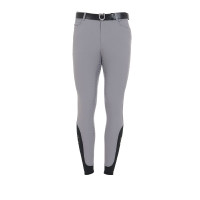 Calça ajustada com grip integral masculino Aria Equestro Cinza Gelo Cinzento