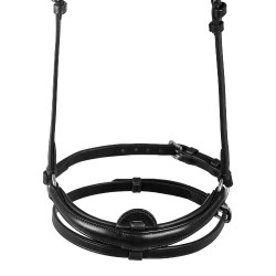 Muserola flash com fixação rápida Acavallo Preto