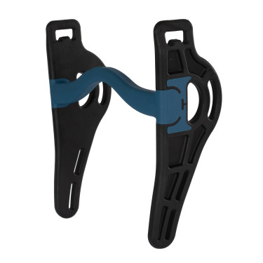 Mors Pelham sensível com passagem de língua preto/azul Acavallo Mors Pelham sensível com passagem de língua preto/azul Acavallo