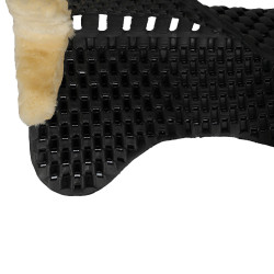 Amortecedor Piuma gel carneiro Acavallo Lã ecológica natural Preto