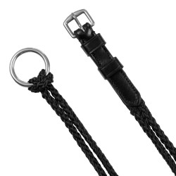 Mors de gague em nylon Equestro Preto