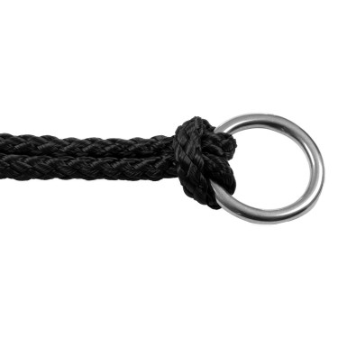 Mors de gague em nylon Equestro Preto