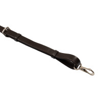 Martingale de couro com pespontos contrastantes Equestro Castanho escuro