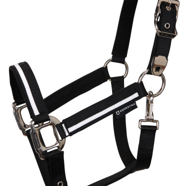 Cabresto de nylon White Trim Equestro Preto / preto